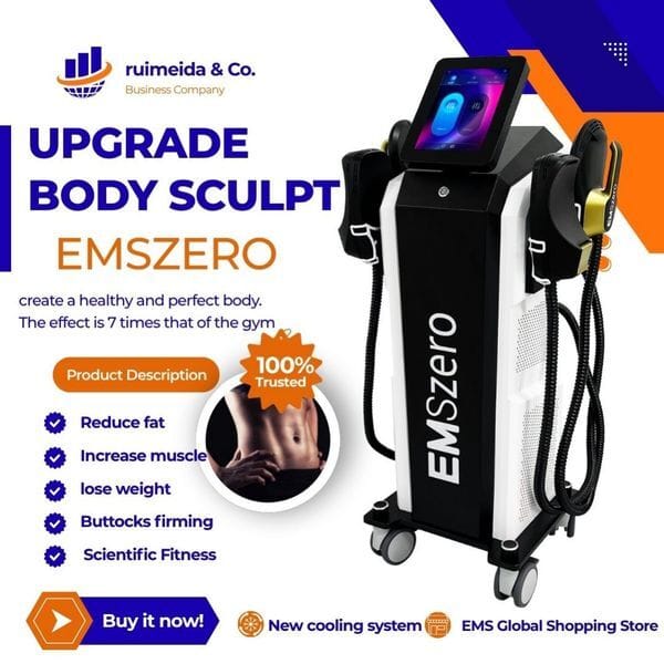 HOT EMS Body Slimming and Contouring Machine EMSZERO 15Tesla 6500W HI-emt Fat Burning Tighten Skin Build Abs Beauty Salon Professional Equipment