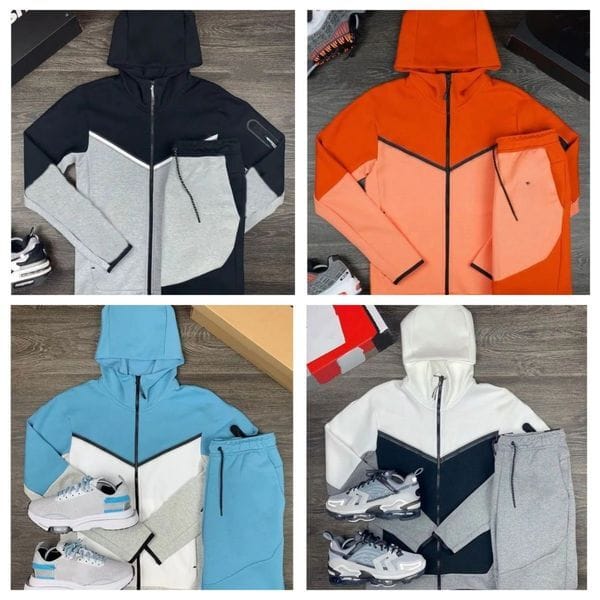 Color: 9#no logo - Size: 2XL - Mens NOCTA Tracksuits Designer Tech Fleece Men Hoodies pant sports Pants Jogger suits zipper Thick sportswear sportsuit mens winter coat Man Joggers XXXL