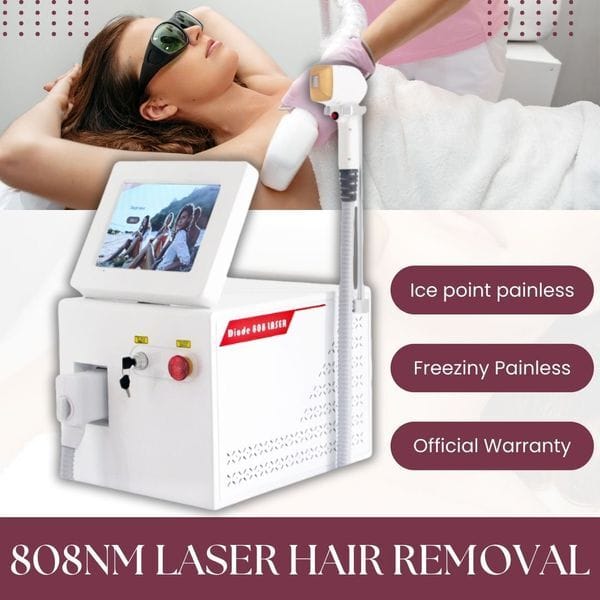808NM Diode Laser Smart 3 Wavelength Ice Platinum Epilator Hair Remover High Energy Safe Painless Permanent Restore Silky 755 808 1064 New