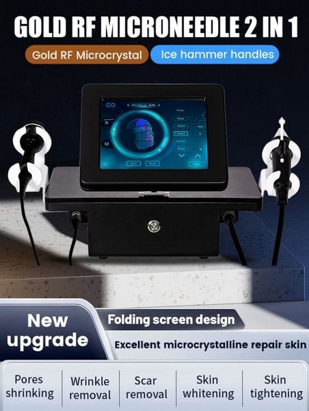 Microneedle Instrument Facial Lifting Repairing Acne Scars Acne Marks Radiofrequency Microneedling Fractional For Skin Rejuvenation