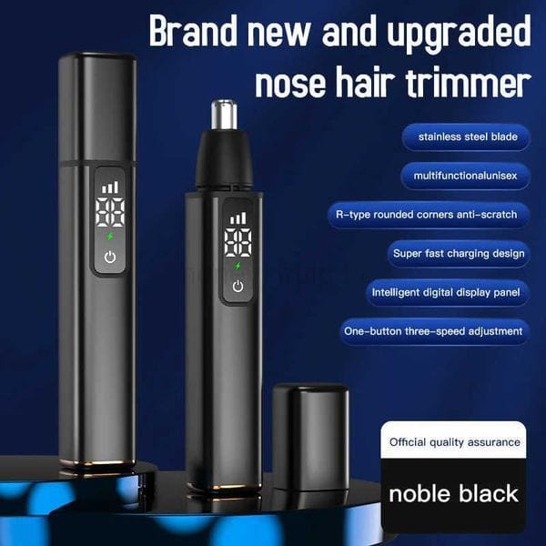 Electric Nose Hair Trimmer For Men High Speed Motor Hair Remover Lips Eyebrows Razor R Type Cutter Head Trimmer for Nose T251030