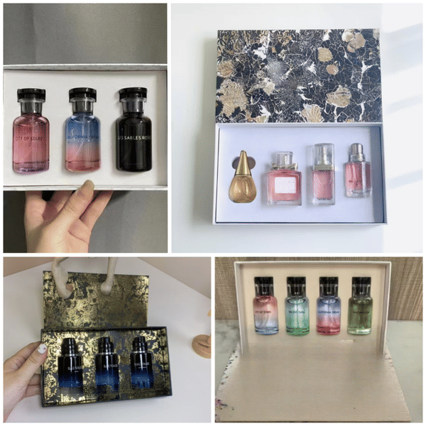 Perfume 4 Piece Women Perfume Gift Set | Long Lasting Fragrance Travel Size Collection Stylish Packaging For Gifting Daily Use Fast Shipping