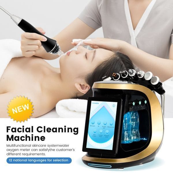 Multifunction Hydra Cleansing Machine Deep Pore Cleaning Acne Treatment Moisturizing Whitening Anti Aging Device For Spa Clinic Use