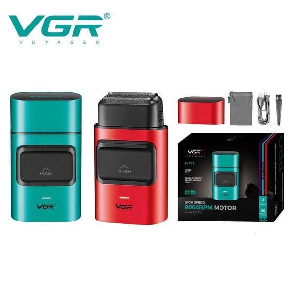 VGR Professional Shaver 9000 RPM er Power Electric Shaver Household High end Whitening Dev Hair Trimming Tool V307 C251101