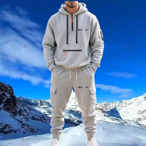 Color: Black - Size: XL - Adult: yes - 25ss New Man tracksuits warm women Y2k hoodies letter long sleeve Designer hoody pullover with pants zipper up trousers Hight Quality