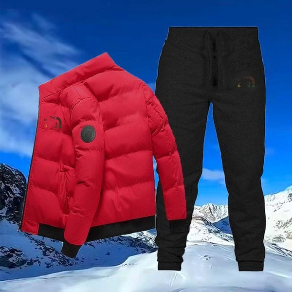 Color: Gray - Size: L - Adult: yes - Mens Set Quality Tracksuits Designer Jacket Fashion Men Woman Tech Fleece Outerwear Man Sports Pants Joggers Trousers Size M-3XL