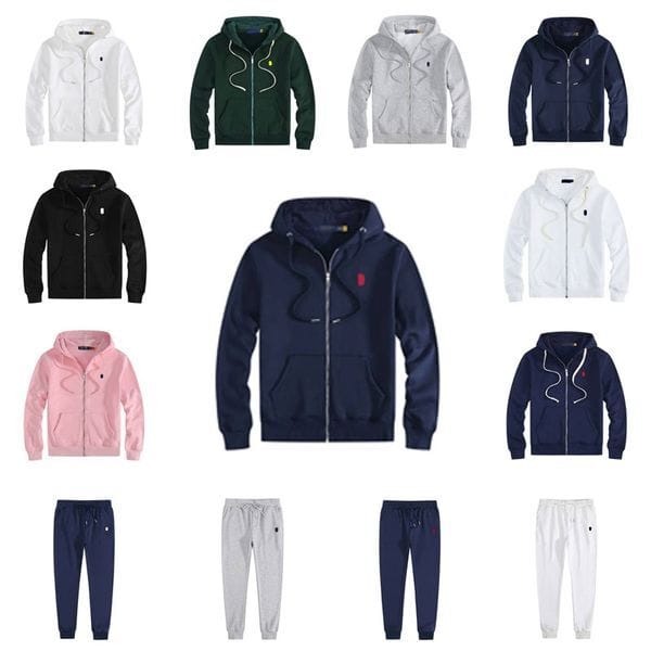 Color: Black - Size: S - Designer Men's Tracksuits Fashion Classic American Tracksuits Animal Embroidery Mens Womens Hoodies Sweatpants Street Casual Loose Tracksuits