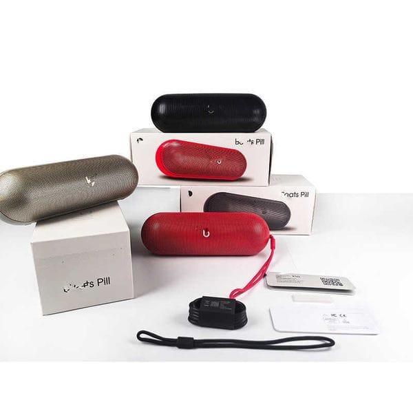 Portable audio car speaker - Beat-S Pill outdoor subwoofer compact wireless Bluetooth speaker L251108