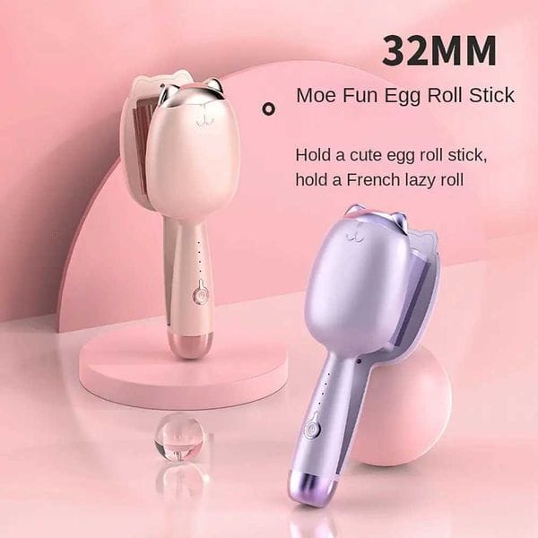 32mm Hair Curler Tool S Shaped Anti Scald Hair Curling Irons with 3 Gears Hair Styling Tool Wavy Hair Curler X251114