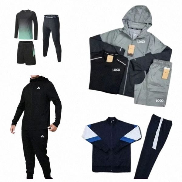 Color: Gold - Size: 2XL - new High quality monterex tracksuit Latest model tech 3-piece set designer montirexs Tracksuit sports fiess jogging suits quick dry sportswear sweatpa X4fG#