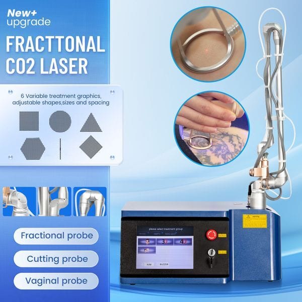 Tabletop CO2 Laser Beauty Machine for Deep Skin Rejuvenation Wrinkle Reduction and Acne Scar Therapy