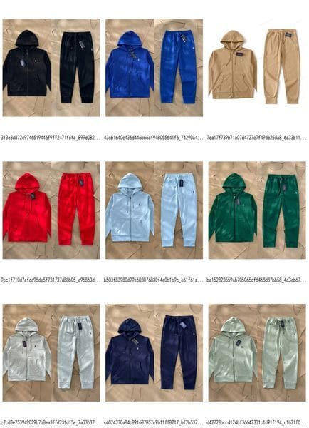 Color: A4 - Size: L - Adult: yes - Men's sportswear set, unisex, high-quality fashion brand, spring and autumn two-piece set for men and women