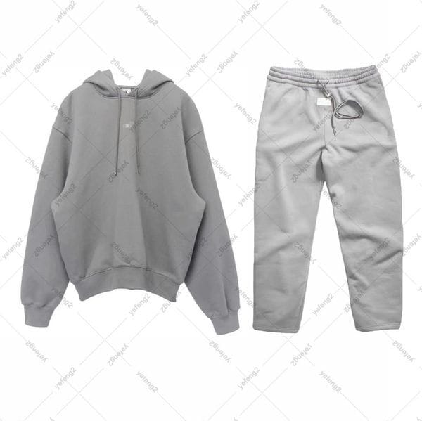 Color: Gray-hoodie - Size: M - Designer tracksuits mens hooded jacket classic oversize fgstyle couple sports sweatpants