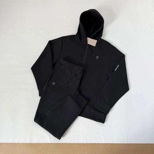 Color: PANT - Size: 2XL - Men's Tracksuits Designer 3M Reflective Elastic Comfortable Pure Black Sports Set