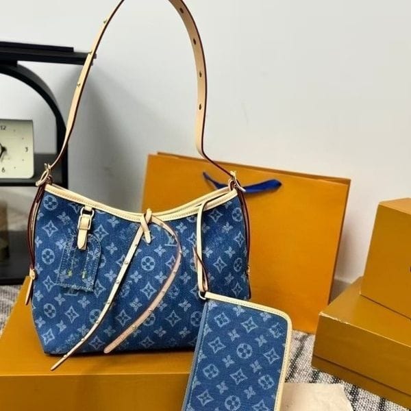 Color: NO6(20*17CM) - Women's mini tote bag with slanted body designer chain bag single shoulder fashionable tote bag cherry blossom leather