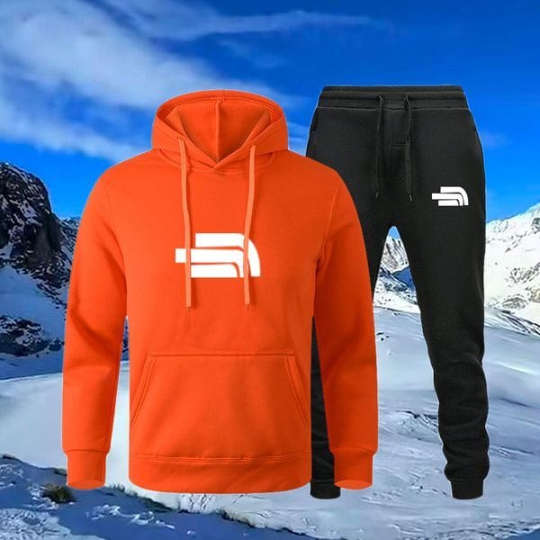 Color: Dark Grey 1 - Size: M - Adult: yes - mens Tracksuit hoodie Men Set Autumn Winter Sportswear Sports Suit Casual Sweatsuit Hoodie Pants Male Jogging Clothing