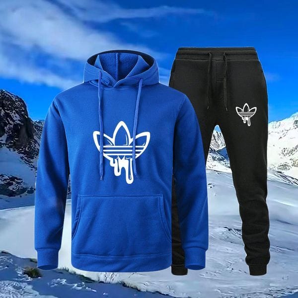 Color: Khaki - Size: L - Adult: yes - Mens Hoodies And Sweat Pants Set Men Jogger Set Wholesale Print Track Suit Sportswear Tracksuits Unisex Ensemble Jogging Homme 240816 Size S-3XL