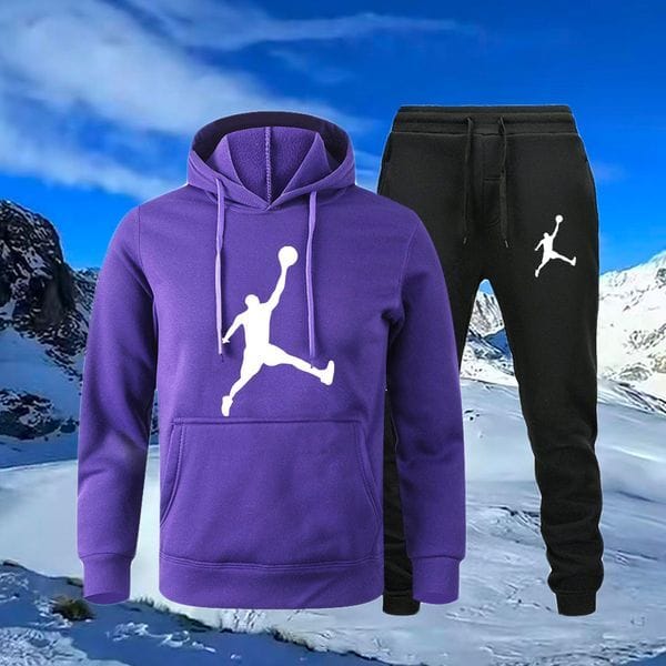 Color: Blue - Size: L - Adult: yes - Men's tracksuit Hiphop Hoodies Harajuku Oversized casual sweatpants Streetwear Sweatshirts Gothic Pants Tops clothes