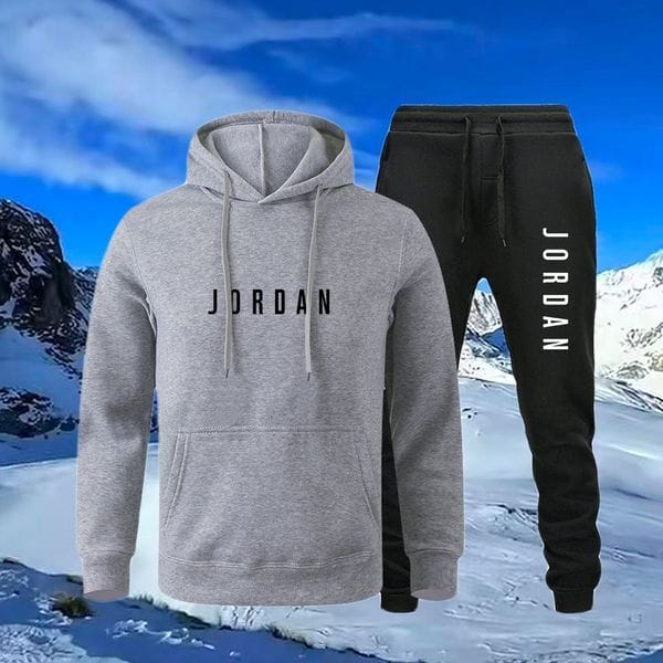 Color: Gray - Size: 3XL - Adult: yes - Mens Tracksuits Mens Designer Tracksuits Suit Letters Print High Street Loose Woman Sweatsuit and Sweatpants Sets Casual Sports Pants Jogger Clothing