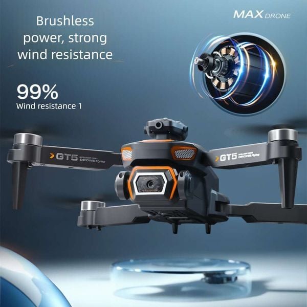 Famous Brand Cross Border GT HD Aerial Photography Electric Lens Quadcopter Obstacle Avoidance Brushless Remote Control Aircraft Drone