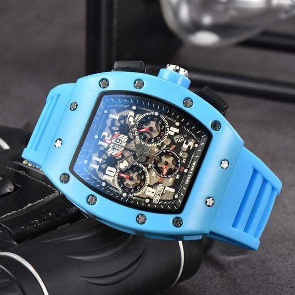 Color: Colour 41 - AAA Richaly Rd Millies Watch Mens Richerd Miller Watch Rubber Strap Sport Watch Stainless Designer High Quality Chronograph Watch Man Quartz/automatic Watch e8f