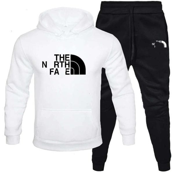 Color: Brown - Size: L - The Northlys Face Tracksuit Men's Casual Sport Wear Thenorth Face Suit Hoodies Sweatpants 2 Piece Set High Quality Autumn Winter Daily Casual Jogging Suit 92C
