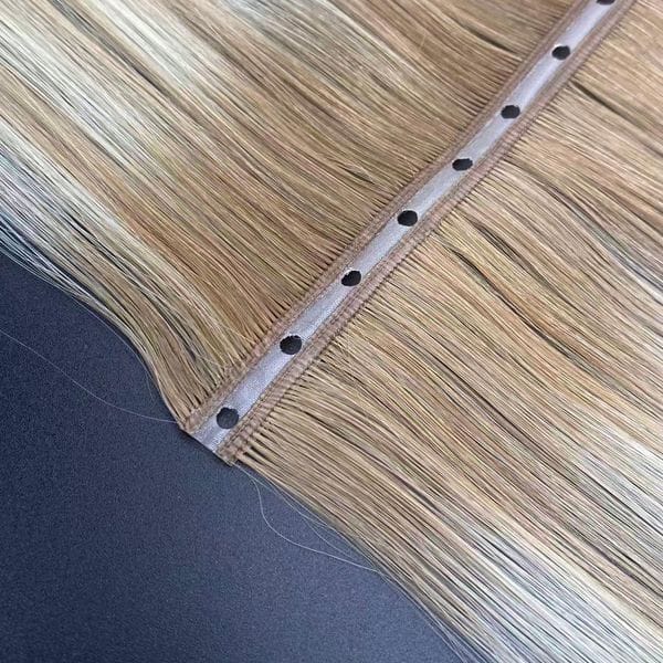 Color: P#1B/#613 - New Products Genius Butterfly Hair Weft Double Drown 100% Natural Human Hair Bundles Straight Butterfly Shaped Hair Extensions Realistic Appearance 200g/lot 14A
