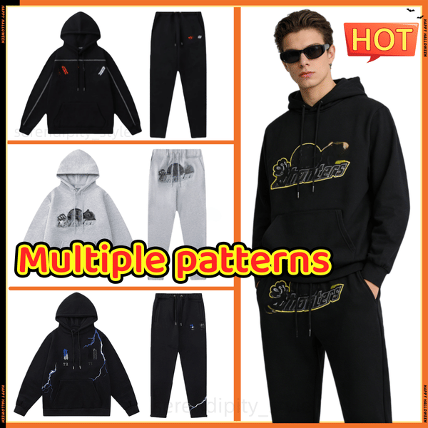 Color: Style16 - Size: S - trapstarily tracksuits mens designer hoodie graphic pullover jumpers winter jacket letter long sleeve sweatshirt sweatpants designer coat hoodies for men women