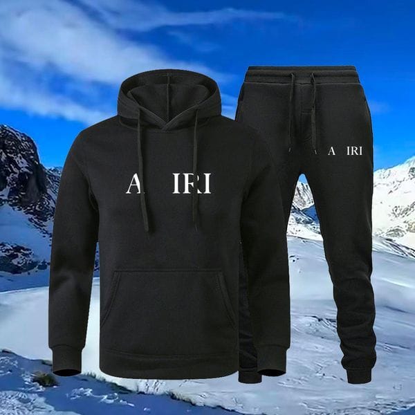 Color: Purple - Size: XL - Adult: yes - new Fashion Brand Men Sets Tracksuit Autumn New Men Hoodies Sweatpants Two Piece Suit Hooded Casual Sets Male Clothes