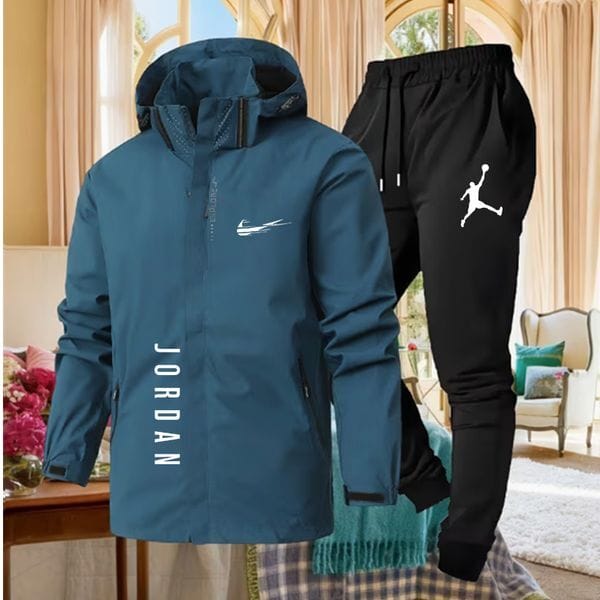 Color: Black - Size: M - Adult: yes - 2025 Designer Fashion Tracksuit For Men Zipper Hoodie Fitness Gym Clothing Men Running Set Sportswear Jogger MenS Tracksuit Winter Suit Sports