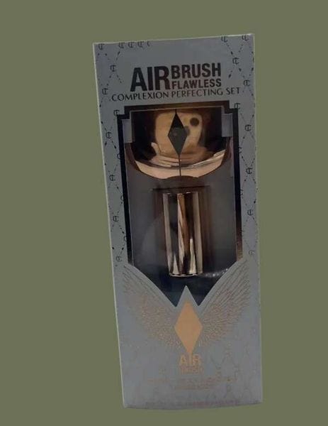 Color: Transparent - Primer Air Brush Flawless .COMPLEXION PERFECTING SET Setting Stay All Day Long-lasting moisture travel size 34ml*2 Face Foundation Base Makeup Spray