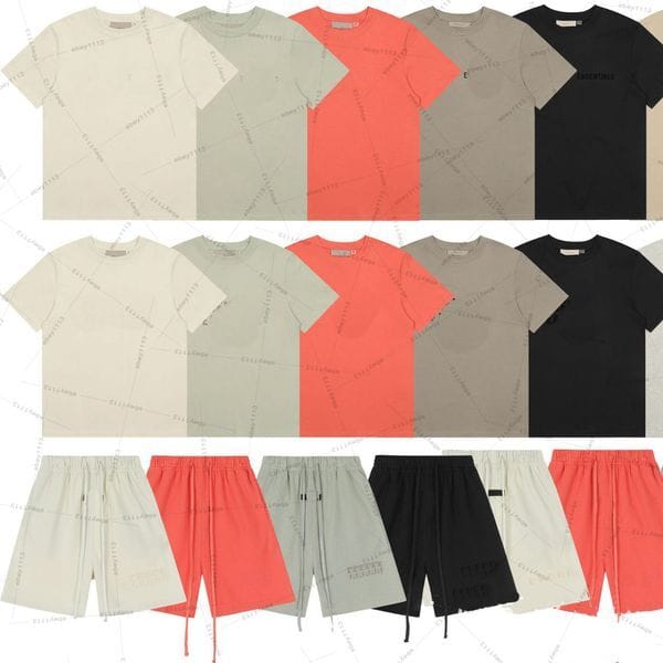 Color: Green-1977 - Size: S - Designer Tracksuits Set Men Women Casual Short Sleeve T-Shirt Drawstring Shorts 2 Piece Outfit
