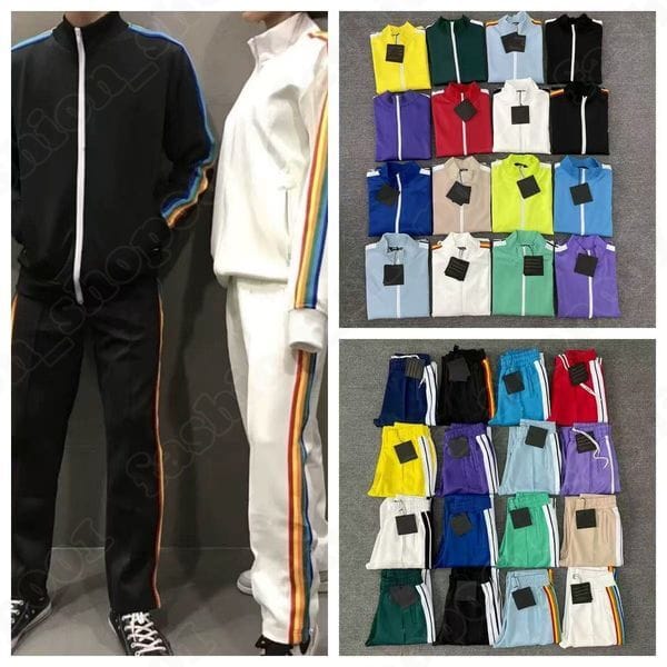 Color: Tee-35 - Size: US size-S - Palms jacket Mens Tracksuits Angela Sweatshirt Joggers Suits Designer Sportswear Suits Man Pants Letter Sweatshirt Long Sleeve Mens Coats Jogger Sportswear