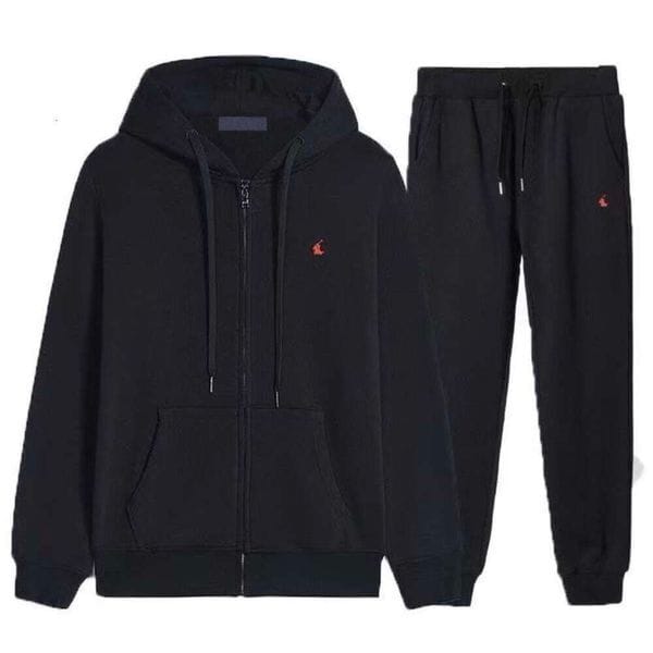 Color: B4 - Size: 4XL - R L Tracksuit Sportswear Set Winter Pony Embroidery Polo Tracksuit 2 Piece Set Zip Up Small Ralf Lauenly Hoodie Jogger Sweatpants Suit Yoga Clothes Sweatsuit 17F