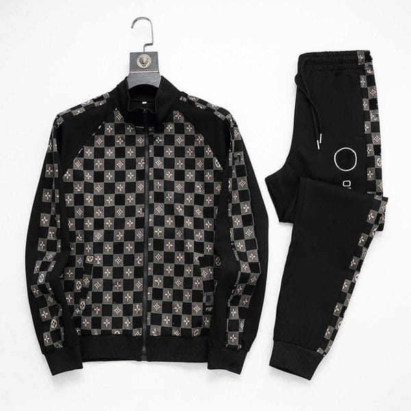 Color: RosyBrown - Size: 3XL - Designer Men's Tracksuits Men's Sportswear Embroidery Suits Men Sports Hoodie Jogging Casual SweatPants For MenMen's