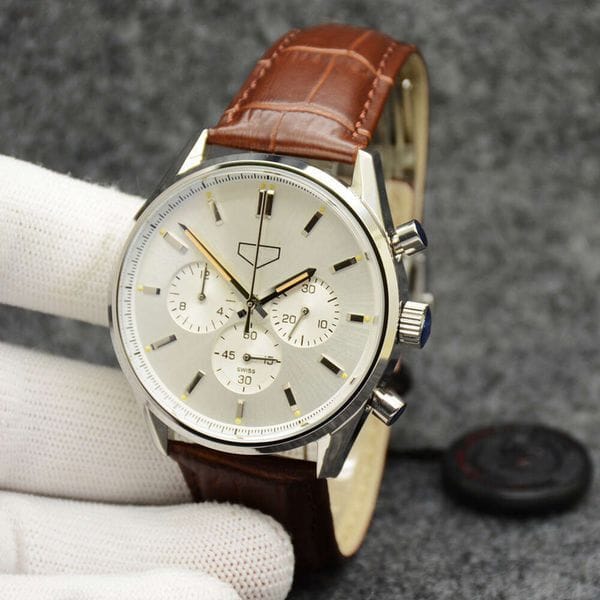 Color: #16 - AAA Tagline Heuerers Watch Designer Watch Monaco Series Square Watch Luminous Chronograph Men's Quartz Tager Hues Watch Mortre With Box 889
