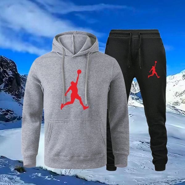 Color: Indigo - Size: XL - Adult: yes - Men Designer Tracksuit Hoodies Suits Autumn Mens Fashion Print Tracksuits Jogger Suits Jacket Pants Sets Sporting Suit