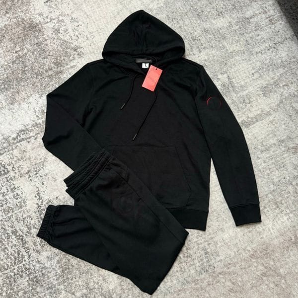 Color: Black pants-red - Size: 2XL - Mens tracksuits designer sweatsuit luxury athleisure tracksuit streetwear activewear set