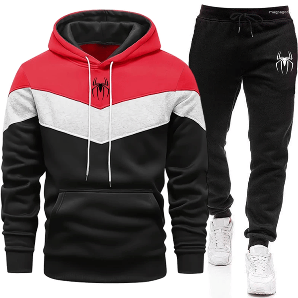 Color: Style0 - Size: XL - Men's Tracksuits Tracksuit Hooded Sweatshirt And Jogger Pants High Quality Casual Sporty Outfit Autumn Winter Fashion Hoodie Set