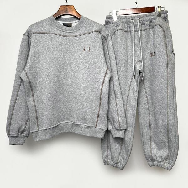 Color: Dark gray-hoodie - Size: S - Mens tracksuits designer sweatsuit kroen tracksuits embroidery basic sports pullover sweatshirt and pants set