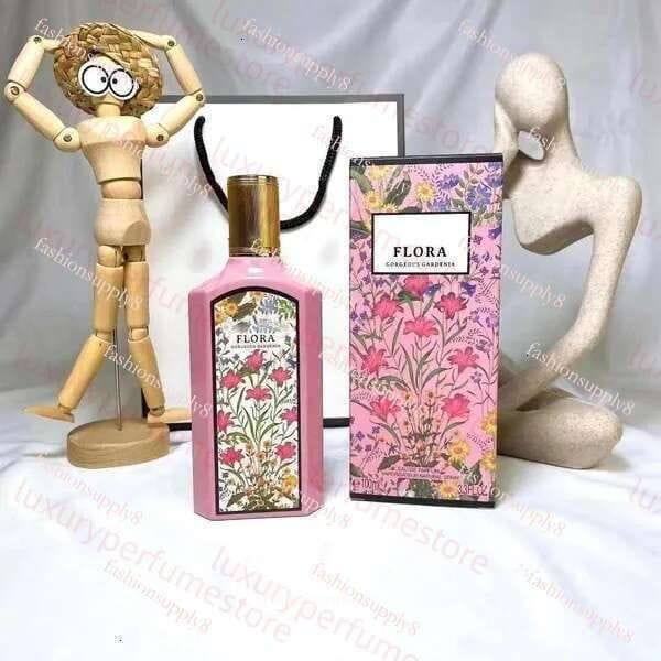 Perfume Women Designer Jasmine Flora Perfume Floral Fragrance 100ml Eau De Parfum Long Lasting Sweet Scent Luxury Womens Perfume US Stock