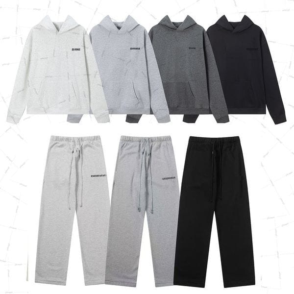 Color: Beige-2215 - Size: L - mens tracksuit designer suit classic season 8 Fleece Lined Oversize Casual sports tracksuit