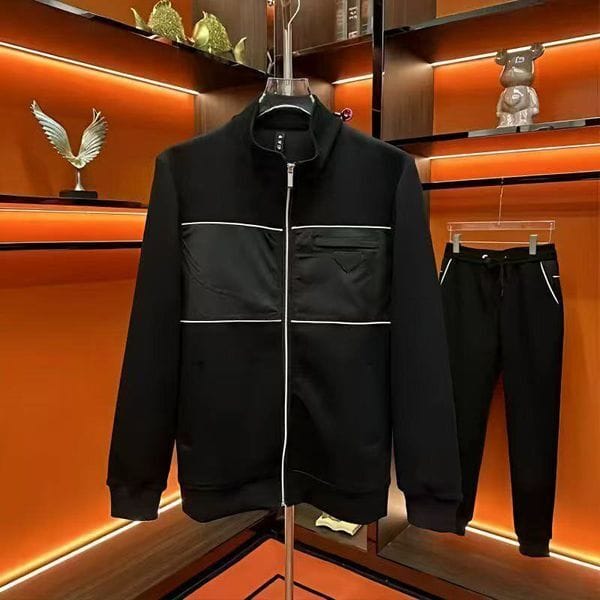 Color: Black8 - Size: 2XL - Mens Tracksuits Mens Designer Tracksuits Suit Letters Print High Street Loose Woman Sweatsuit and Sweatpants Sets Casual Sports Pants Jogger Clothing 99