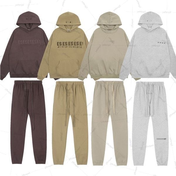 Color: Gray-2104 - Size: S - Mens tracksuits season fleece tracksuit set Casual streetwear two Piece hoodie sweatpants