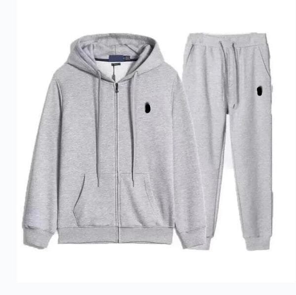Color: #RL10 - Size: L - New men small horse tracksuit designer Sets #polo hoodie hoody Cardigan Zipper men women couple top jackets sportswear sweat pant gym suits