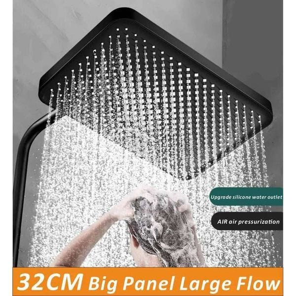 New 14 Inch Big Panel Rainfall Head,High Pressure Head,Water Saving,Top Rain Shower Faucet Bathroom Accessories 26H0207