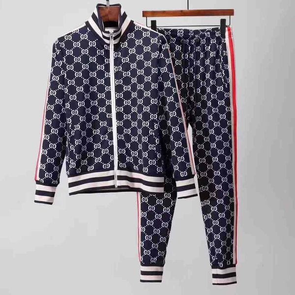 Color: Red - Size: 2XL - yyuu Designer Tracksuit Men Brand Sweat Suits see Autumn Mens Luxury Tracksuits Jogger Suits Jacket Pants Sets Sporting Suit Print men