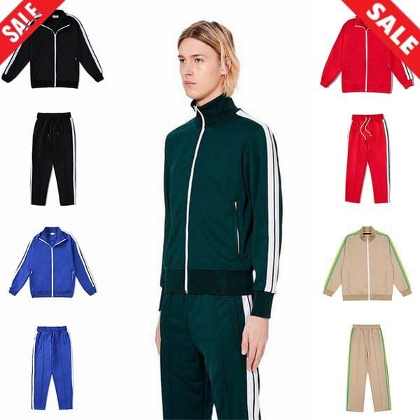 Color: Red - Size: S - mens womens tracksuits sweatshirts suits men track sweat suit coats man designers jackets hoodies pants sweatshirts sportswear
