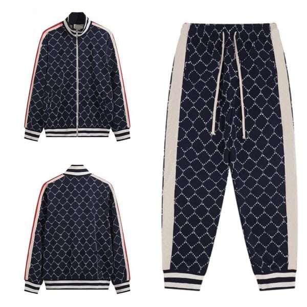 Color: 1 - Size: XL - Mens Tracksuit Two Pieces Sets Jackets Hoodie Pants With Letters Fashion Style Spring Autumn Outwear Sports Set Tracksuits women Jacket Tops Suits S-2XL