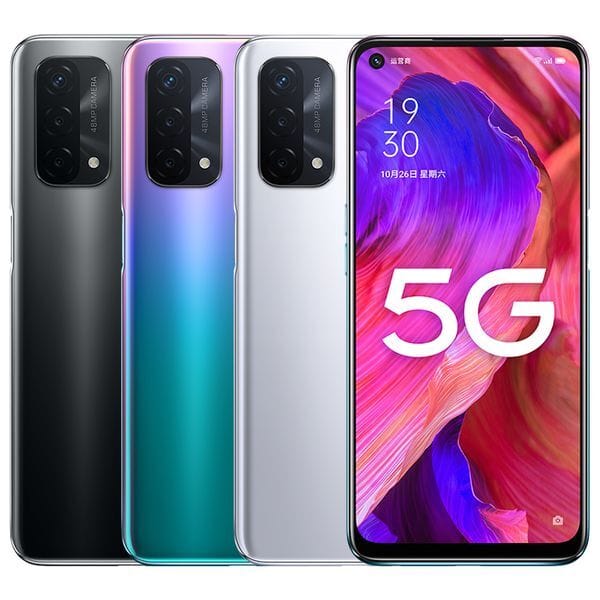 Original Oppo A93 5G Mobile Phone 8GB RAM 256GB ROM Snapdragon 480 Octa Core Android 6.5 inch Full Screen 48.0MP OTG 5000mAh Fingerprint ID Face Smart Cell Phone